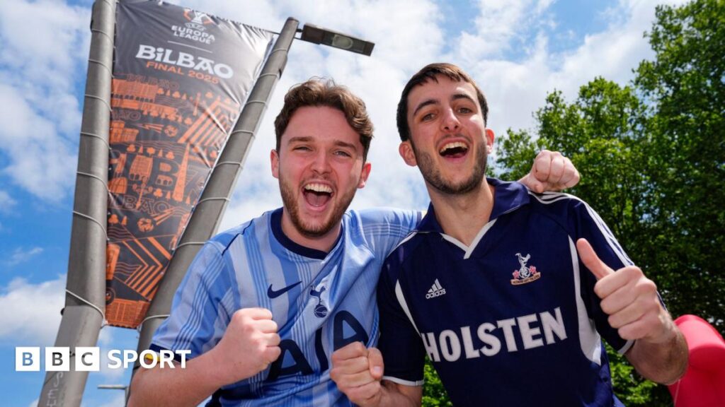 Coach trips and 33-hour ferries as fans flock to Bilbao