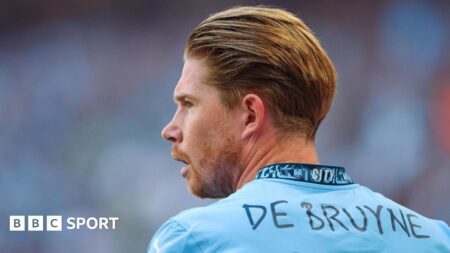 De Bruyne 'second-best' passer after Messi - Guardiola