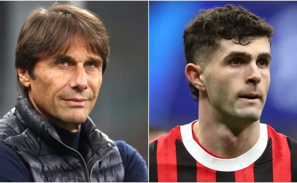Milan’s biggest regret this season: Antonio Conte could have coached Christian Pulisic – Ends up lifting Serie A title with Napoli