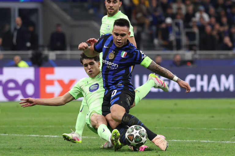 Pau Cubarsi Lautaro Martinez Inter Barcelona penalty