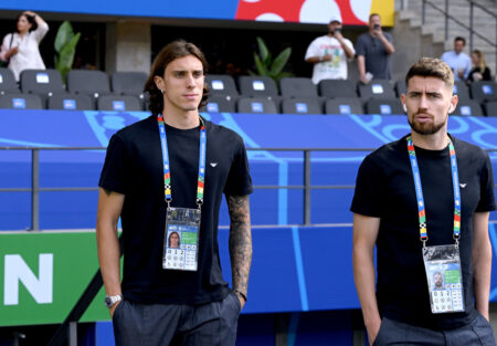 Watch: Calafiori reacts as Jorginho confirms Arsenal exit
