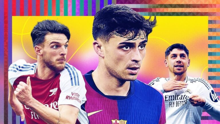 Central midfielders: Pedri, Rice, Valverde, more