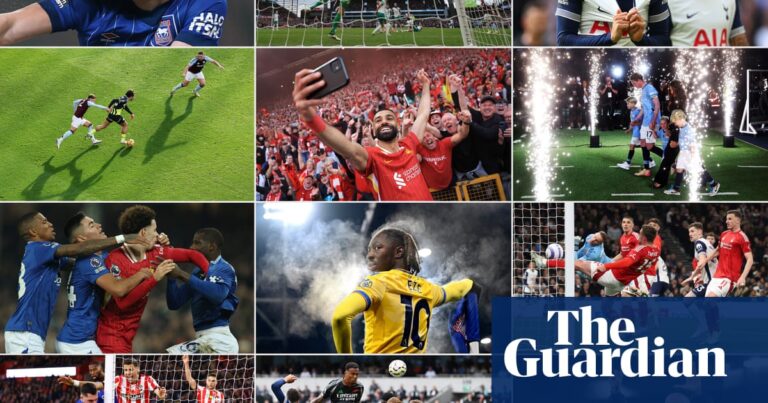 The story of the 2024-25 Premier League season in 100 photos